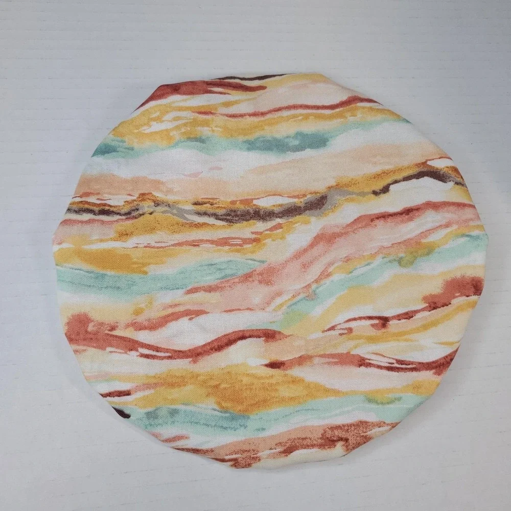 Floral Bee Hive / Marbled Reversible KitchenAid‎ Mixer Mixing Bowl Cover Decor